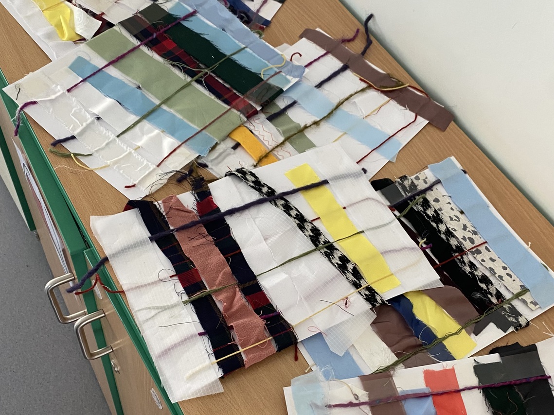 Examples of SEN textile weaving projects
